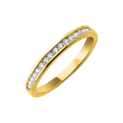 Alliance demi-tour rail - 0,20 carat