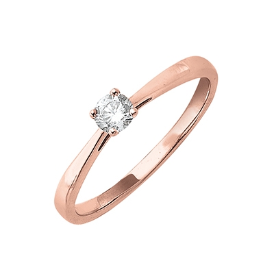 Solitaire 4 griffes - 0,20 carat