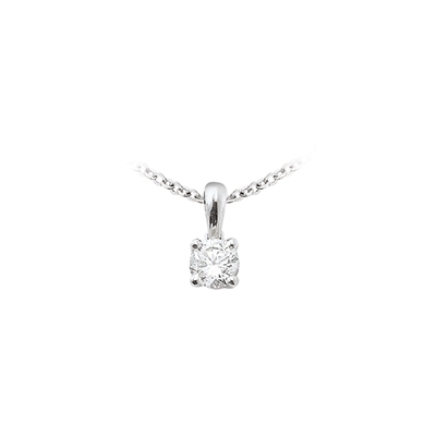 Pendentif 4 griffes - 0,25 carat