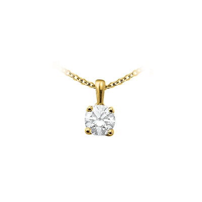Pendentif 4 griffes - 0,50 carat