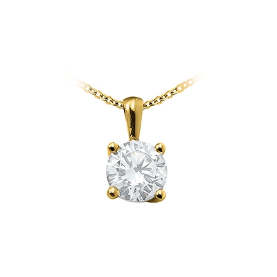 Pendentif 4 griffes - 1,50 carat