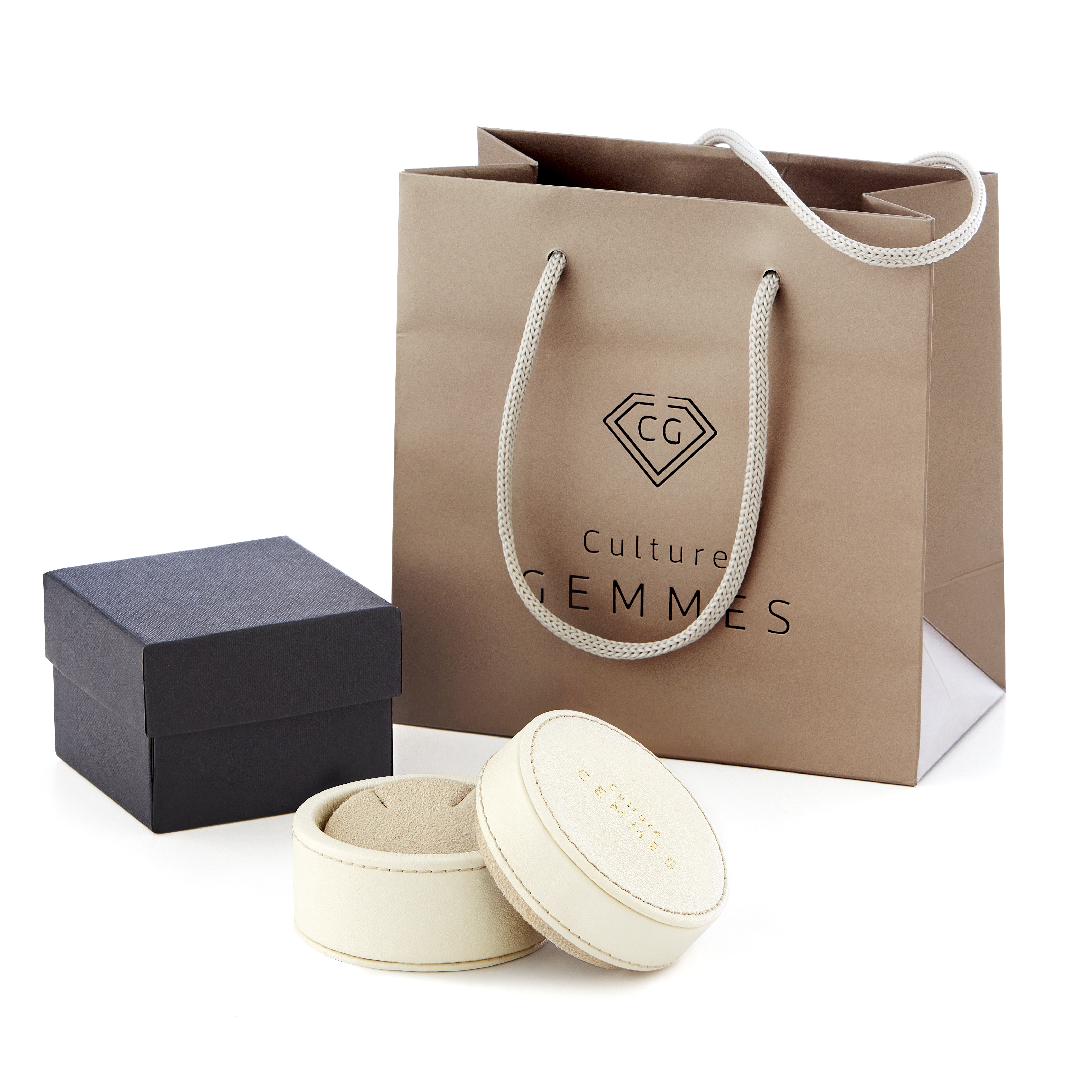 Pendentif 4 griffes - 0,50 carat