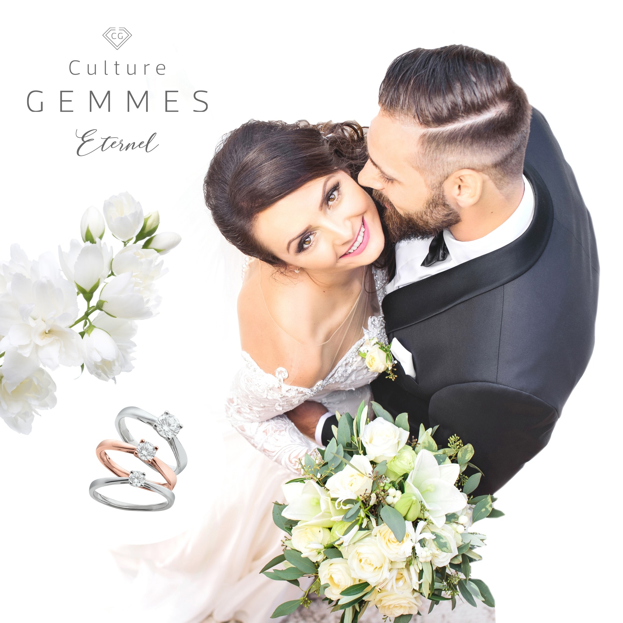 Solitaire 4 griffes - 0,20 carat