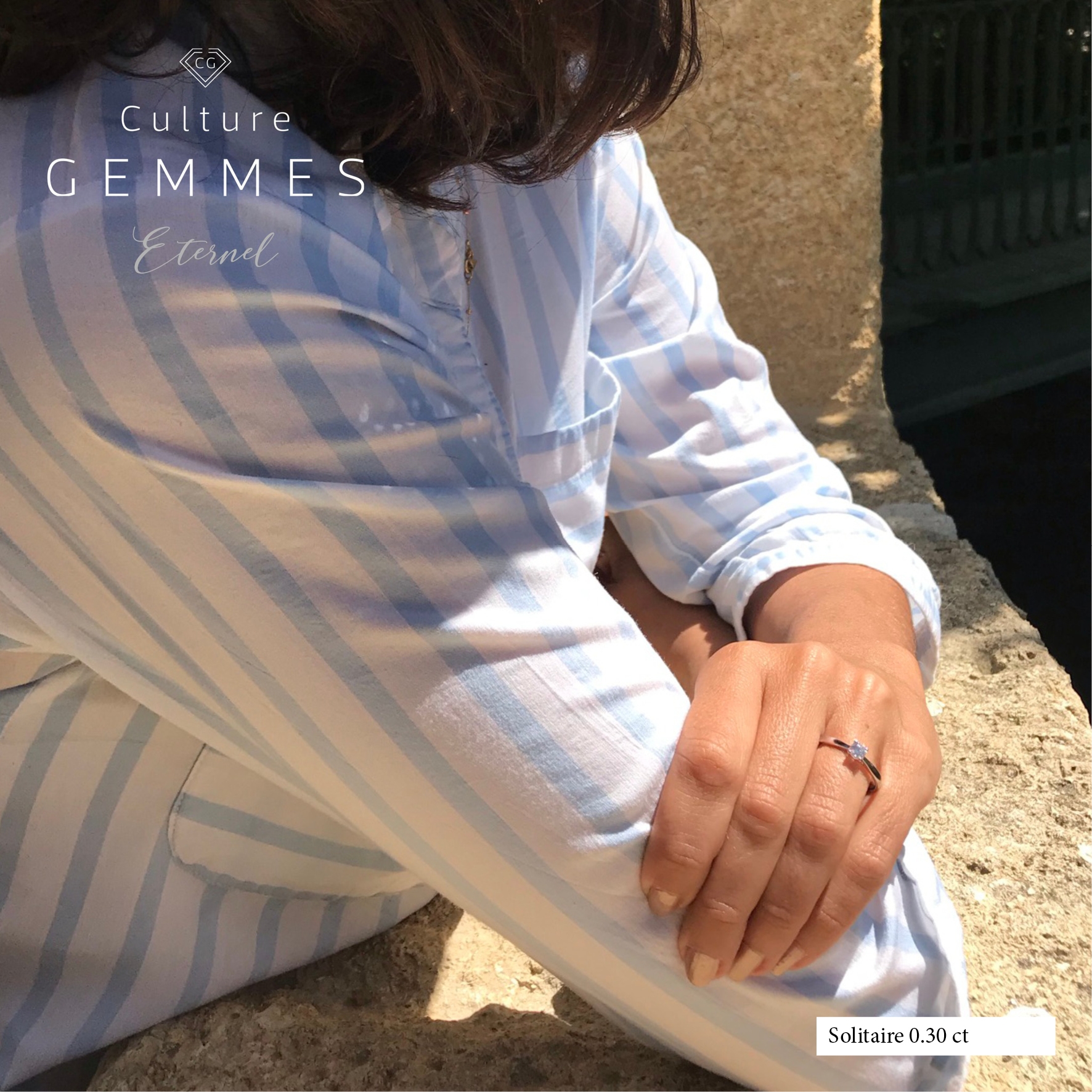 Solitaire 4 griffes - 1 carat