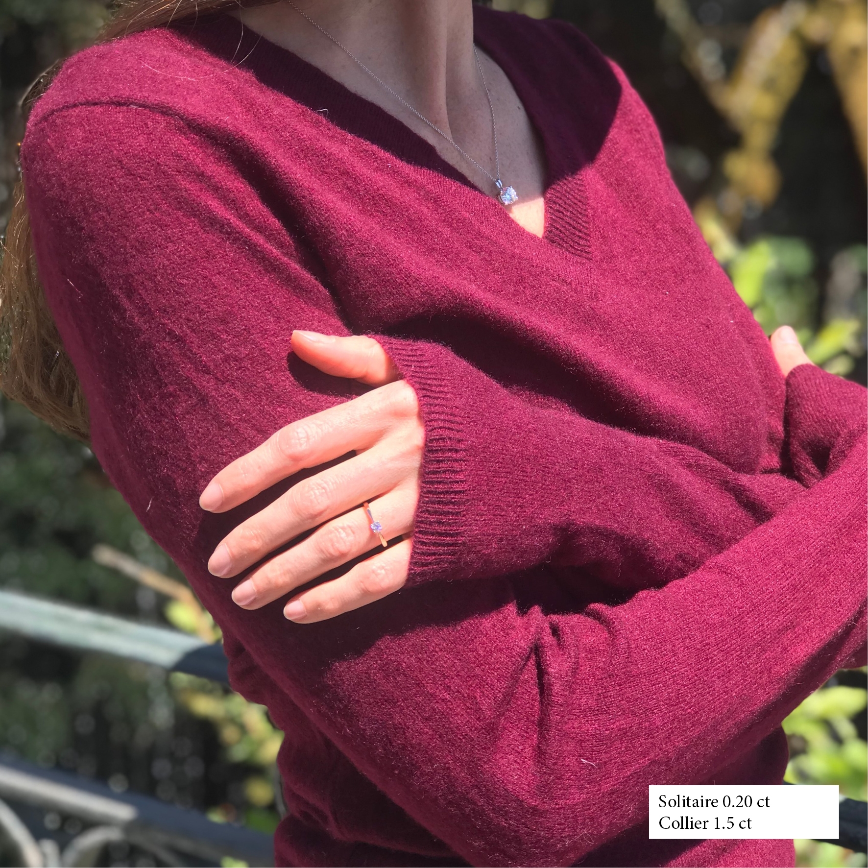 Solitaire 4 griffes - 0,20 carat